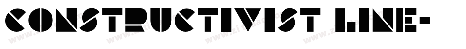 Constructivist Line字体转换
